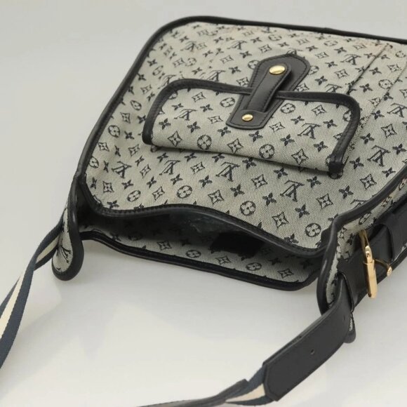 LOUIS VUITTON Monogram mini Bussus Marie Kate Bag Blue - Picture 9 of 16